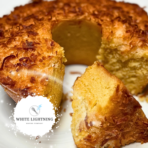 White Lightning Coconut Rum Cake